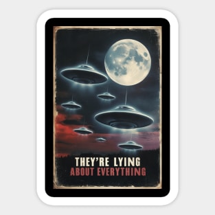 New Jersey Drone UFO Sticker